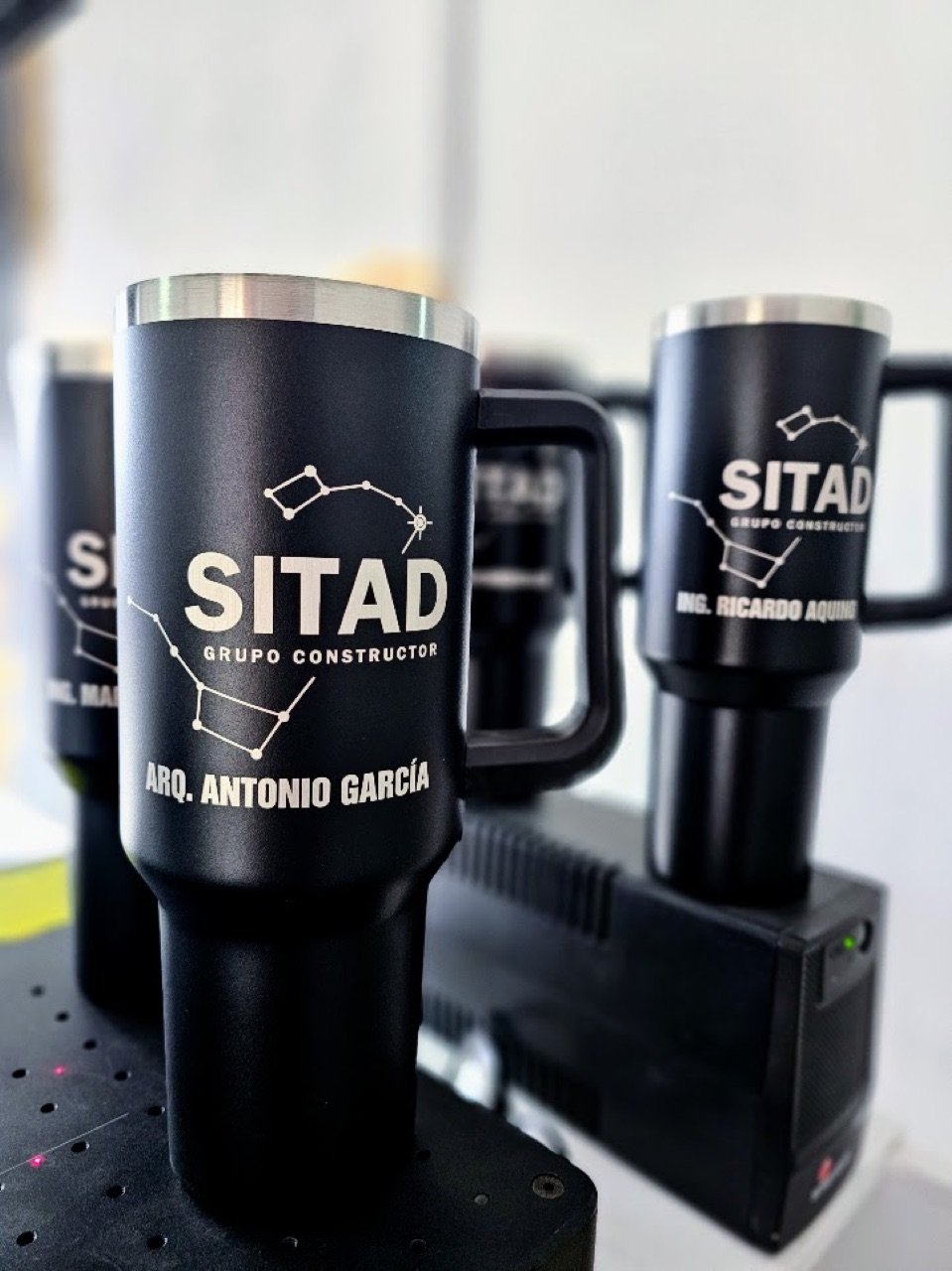 Termos para equipo con grabado láser